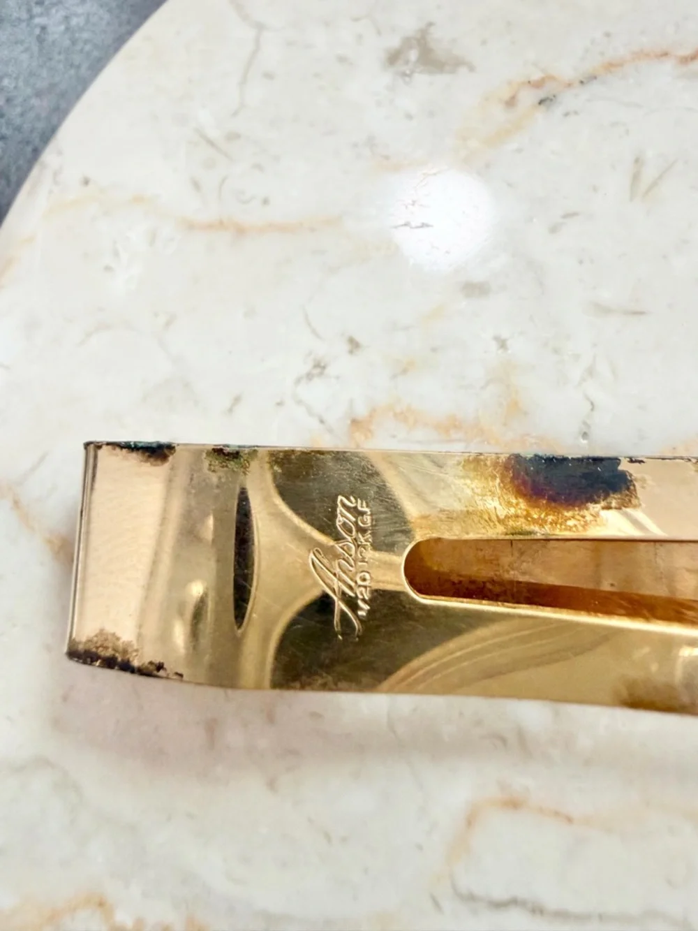 Vintage Men’s Gold Filled Money Clip Ready to be engraved